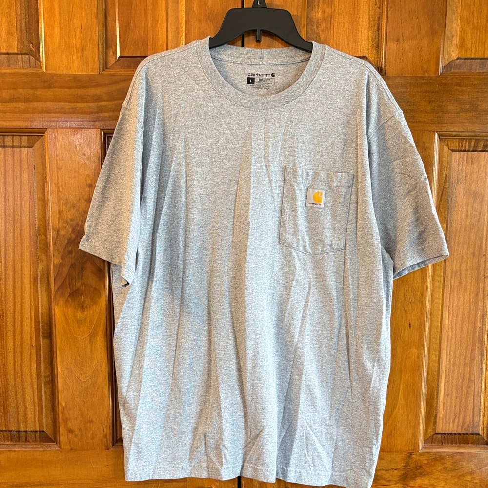 Carhartt Men's Heather Gray Short Sleeve Tee